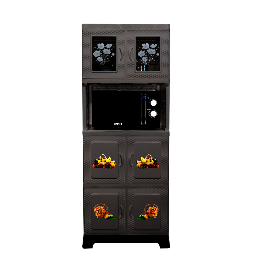 CHINERO PLAS TERESITA RATAN 4 NIV C/2 PTAS VID 160X60.5X40 CM DECO CF SANCHIA