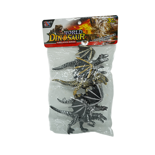 SET 4 DRAGONES PLAS BOLSA GIGI 222A