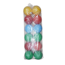 PELOTA PLAS RAYADA Ø51CM PAQ/DOC 1PELOTAE