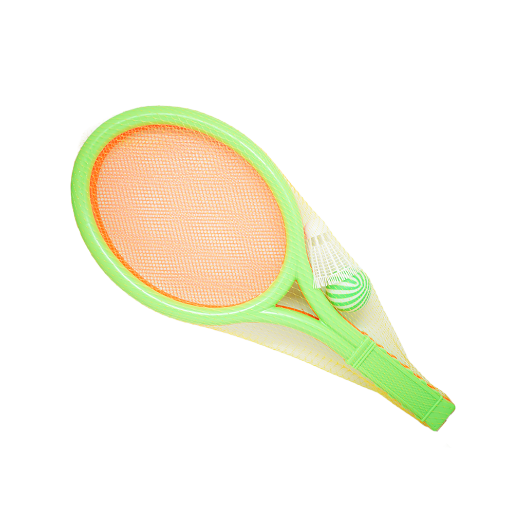 SET 2 RAQUETAS PLAS 46 CM C/CESTA+PELOTA RED 638