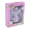 SET ACCESORIOS P/PRINCESA C/CORONA PLA/ROSA 7 PZ CAJ ROYAL 45291/71321