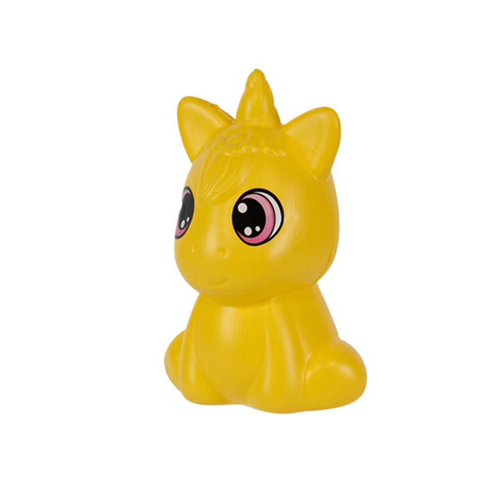 ALCANCIA PLAS MINI UNICORNIO TRENZA 14 CM PLASTIKITO SP239P