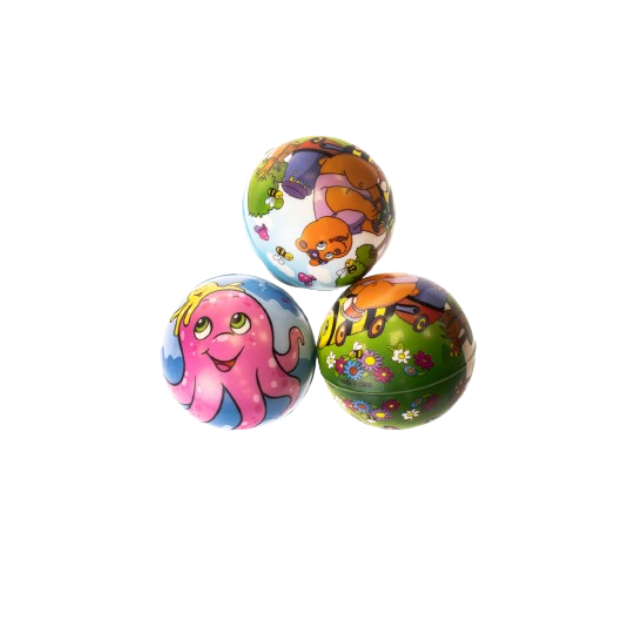 PELOTA ESPONJA DECORADA GRANDE 1088