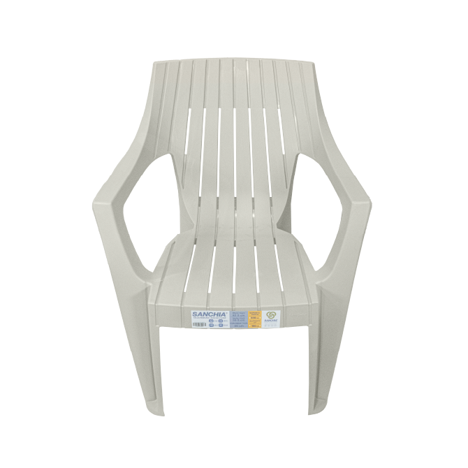 SILLA MACAO PLAS BEIGE SANCHIA
