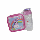 SET ESCOLAR PLAS DECO UNICORNIO-TAPER 500ML+BEBETODO 400 ML REYPLAST RWX036600