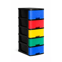 GAVETERO PLAS MINI 5 NIV LEGO#1 C/RODOS KAWAKI