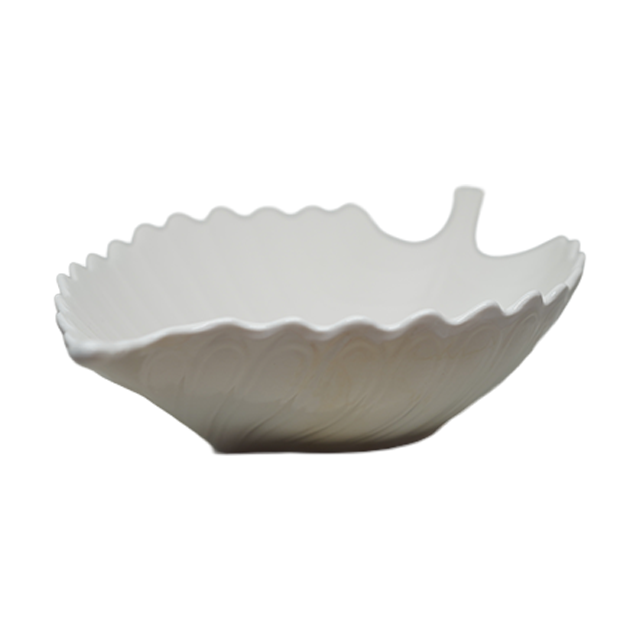 HOJA CERA HONDO 10.5 X7.5" WH004