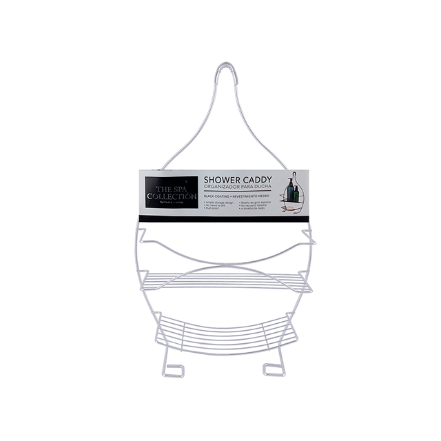 ORGANIZADOR P/DUCHA MET 26.5X10X43 CM 2 NIV BL THE SPA COLLECTION MAYS 734-1407621
