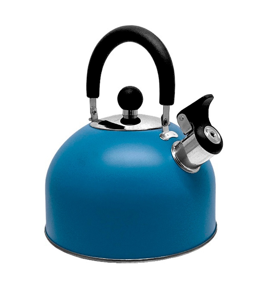 TETERA ACERO LISO 2.5 LT AZUL/PLAT BISTRO 713-04626