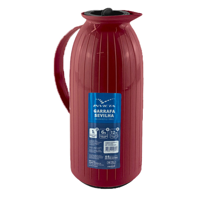 TERMO VID/PLAS 1 LT C/OREJ RJ INVICTA 707-102200011808