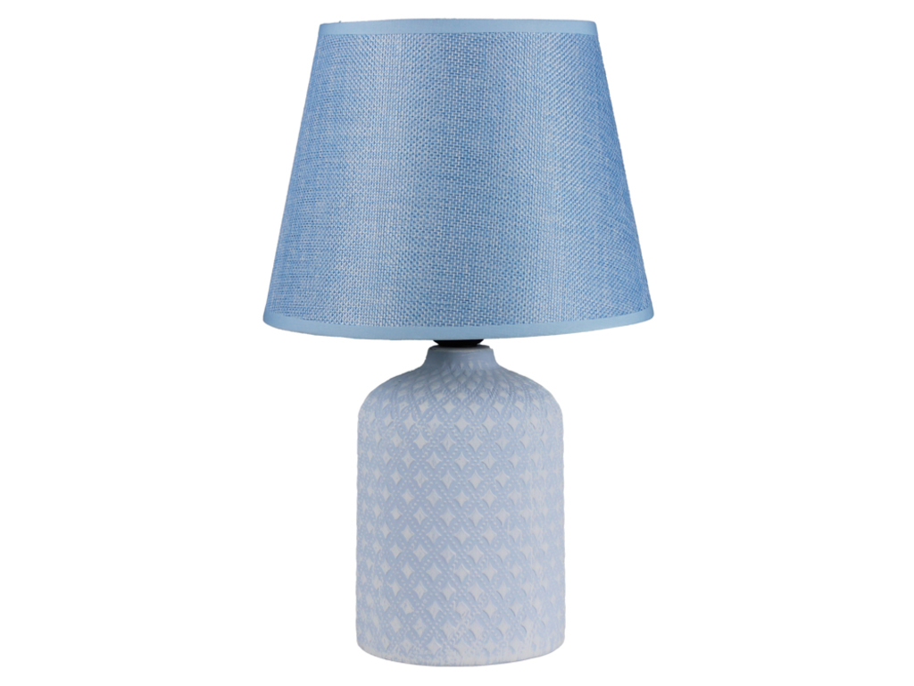 LAMPARA MESA 12" CERA/TELA CEL DECORE 604-05409