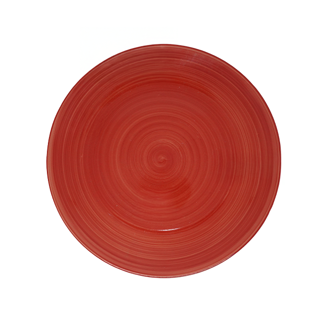 PLATO CERA RED 10.5" AM/RJ/CEL LIFE ART D6-90448