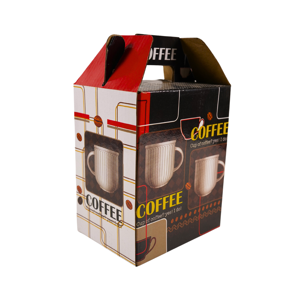 TAZA CERA 550 ML CONICA C/T DECO SURT XD-SK24-6-09-7803