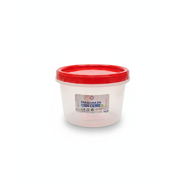 CREMERA PLAS 1 LT TRANS C/T CEREZA TACOPLAST 32045