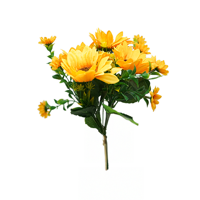 RAMO 4 GIRASOLES GDES+PEQ 7 RAMAS XM-1032