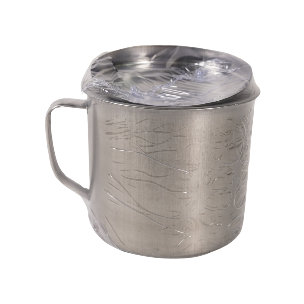 POCILLO ACERO INOX 13x11 CM C/T X-09-914