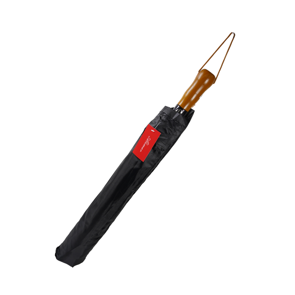 SOMBRILLA/PARAGUAS AUTOM 2 TELA DOBLAR 21" PRESIDENCIAL M/MAD COL SOLID SURT ALEMAN 5003L