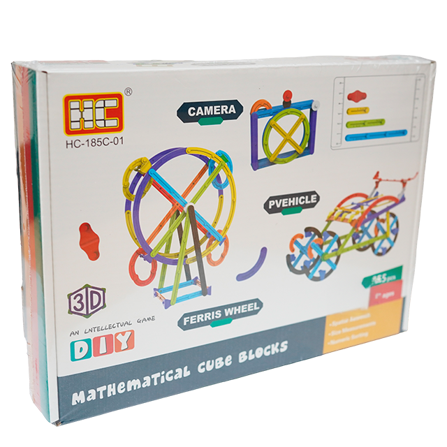 JUEGO BARRAS MAGICAS T/LEGO 155 PZ CAJ DIY CASAMAS 1349