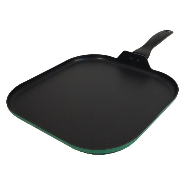 PLANCHA ANTIAD 28 CM CUAD C/MANGO ARCOIRIS CONTIHOME CHPA-2828