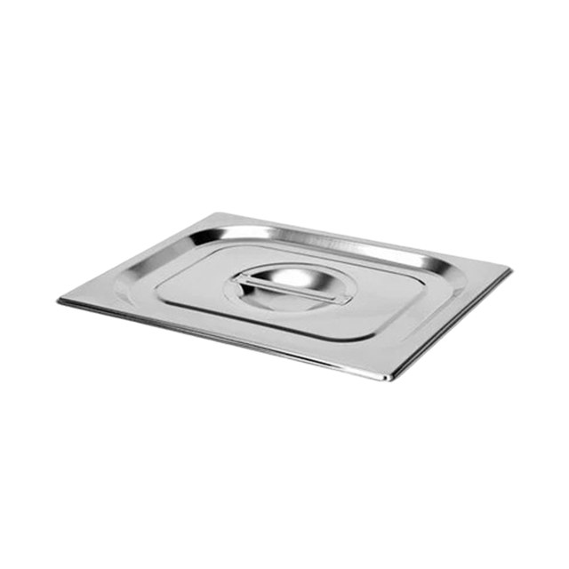 TAPA ACER INOX P/BANDEJA VAPORERA 1/2 MED 0.012MM 32.5X26.5 CM HKK GPCT5482