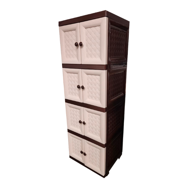 ARMARIO PLAS PRACTICO 8 PUERTAS CF/BEIGE MEGA