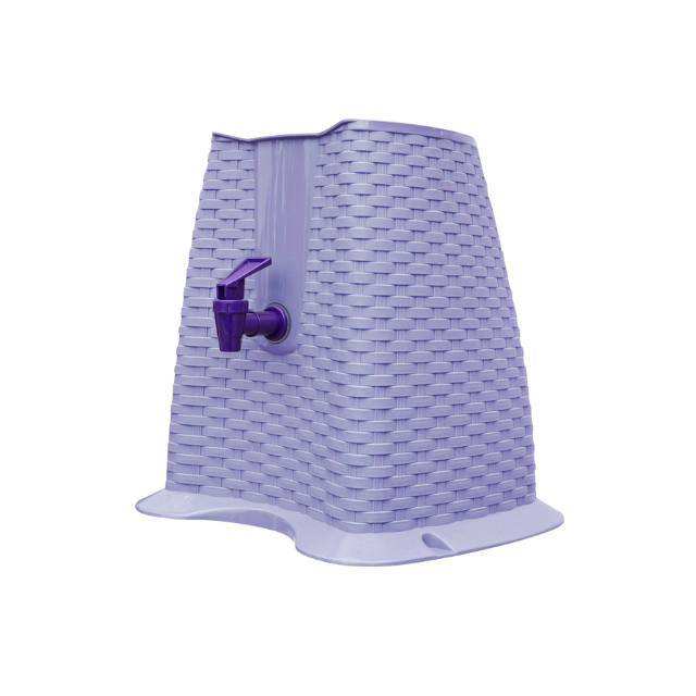 DISPENSADOR PLAS P/AGUA RATAN C/CH VIOLETA MEGA 1544