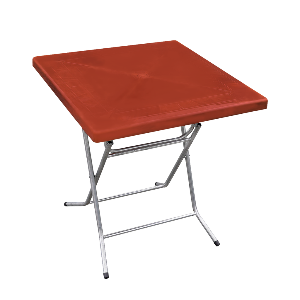 MESA PLEGABLE PLAS/MET CUAD 73X73 CM RJ MEGA 1522