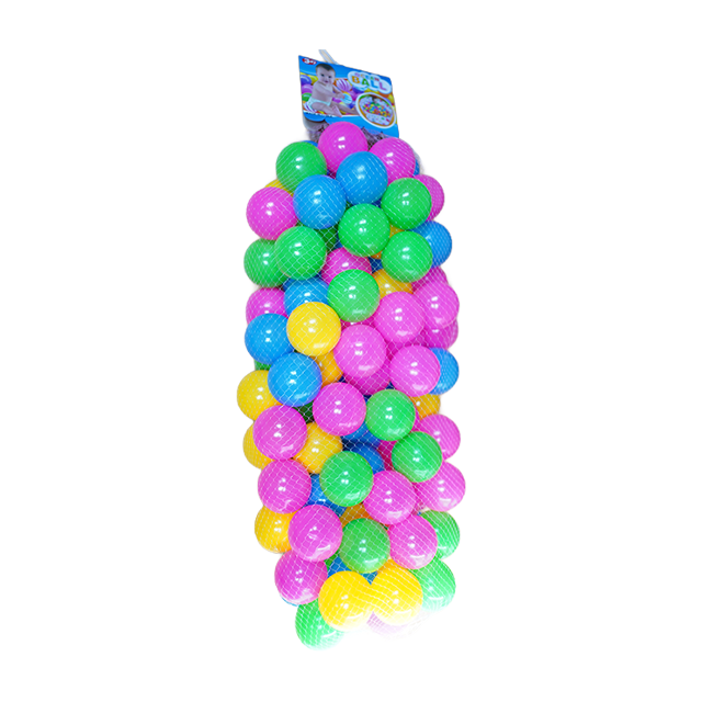 PELOTA PLAS 100 UN COL RED OCEAN BB-02-8192