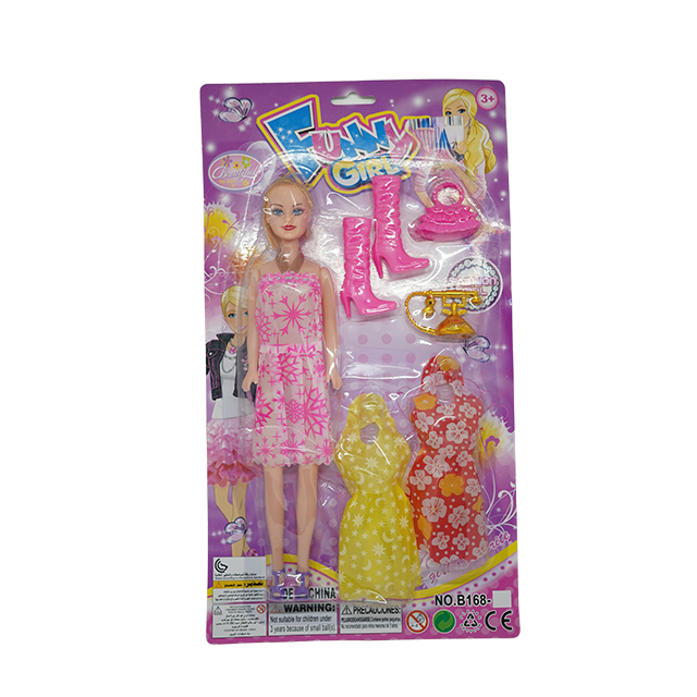 MUÑECA T/BARBIE C/ROPA+ACCES BLIS B168 BB-05-H60
