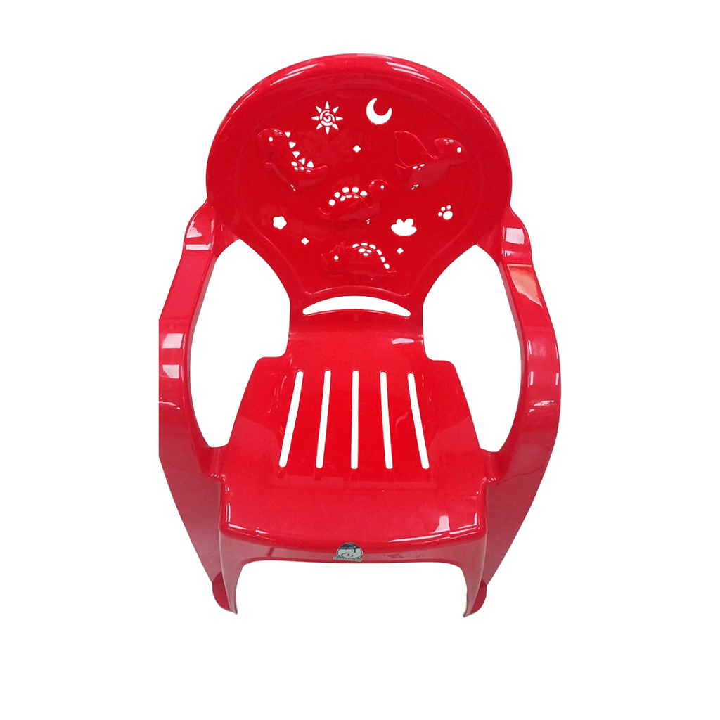 SILLA PLAS INFAN DINOSAURIO C/B COL SURT PLASTIKITO IN502