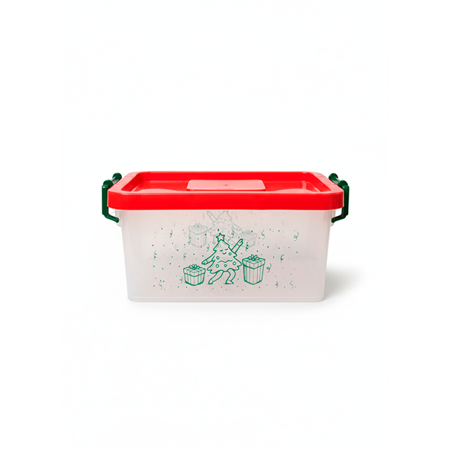 CAJA PLAS 4.5 LT C/T DECO NAVIDAD TACOPLAST 35430