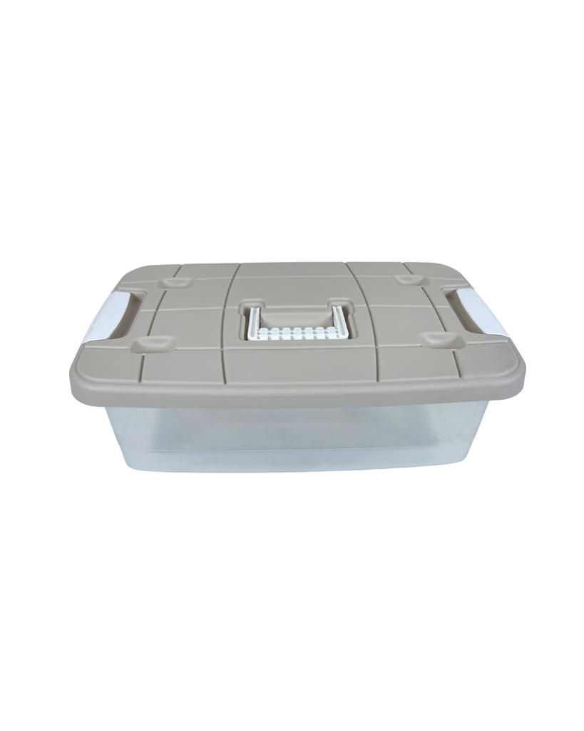 CAJA PLAS CLICK 12 LT NOVA TR BEIGE GUATEPLAST AR013625-BGC-0