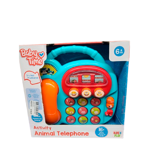 TELEFONO INTERACTIVO C/SON ING/ESP CAJ BABY TIME 079127/45310