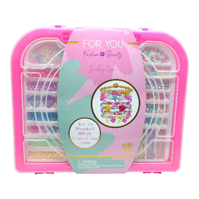 SET BISUTERIA JOYERIA D/MODA 30 PZ CAJ PLAS KIDSN PLAY 151627/45303