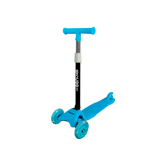SCOOTER PLEGABLE AJUST 3 RUEDAS C/LUZ CELESTE CAJ B-SCOOT CAJ BLSCOOT17/18/45627