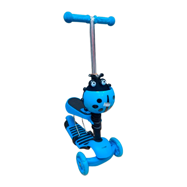 SCOOTER 3 EN 1 C/LUCES C/RUEDAS AZUL CAJ B-SCOOT BLSCOOT08/45623