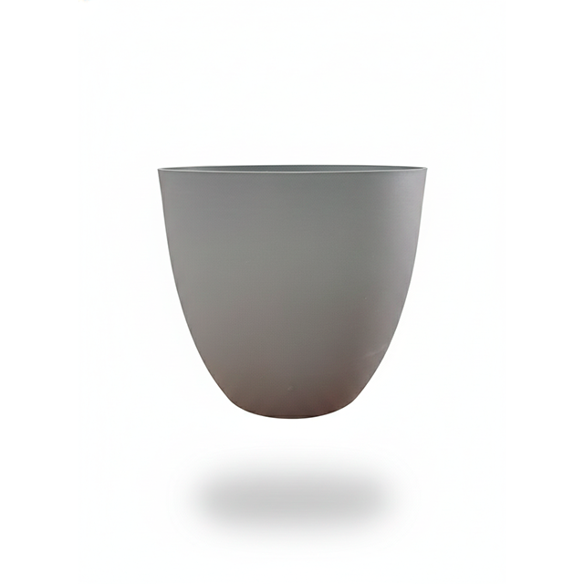 MACETA PLAS 32X29 CM CONICA GRIS SALVA