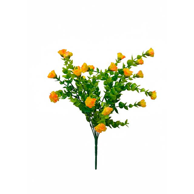 RAMO MINI CLAVEL C/HOJAS PLAST 7 RAMAS COL SURT XM-2850