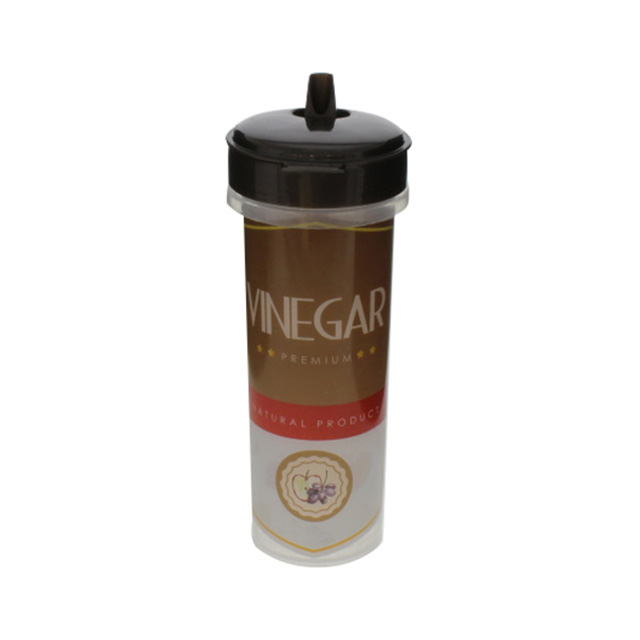 BOTELLA PLAS P/VINAGRE 250 ML GRIS DECO 723-8810