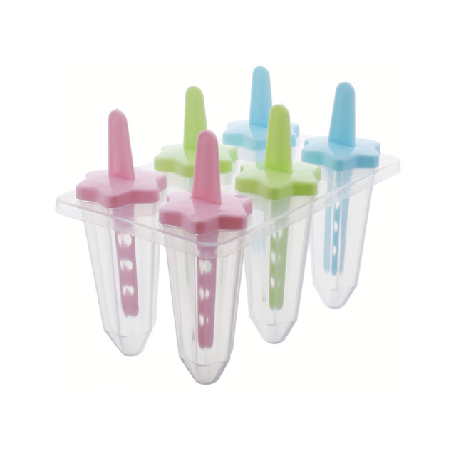 MOLDE P/PALETA 6 DIV 16.5X10.5X13 CM TRANS/COL 723-37321