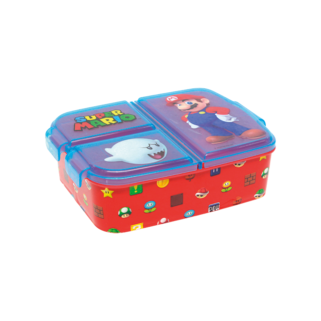 ENVASE/TOPER RECT 18X13.5X5.5 RJ/CEL DECO MARIO BROS 744-21420