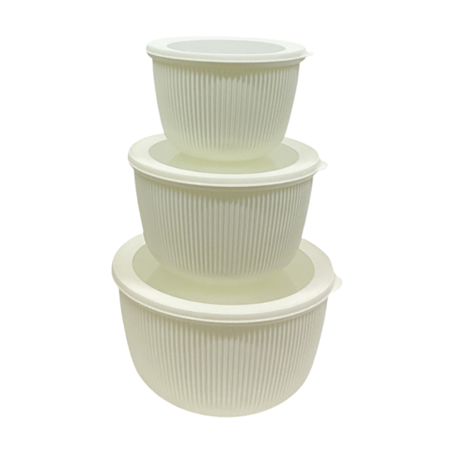 SET 3 ENVASES RED C/T RAYAS VERT GRIS/ROS/BL 723-41840