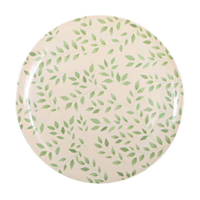 PLATO 11" RED BL DECO HOJAS VD 726-03546