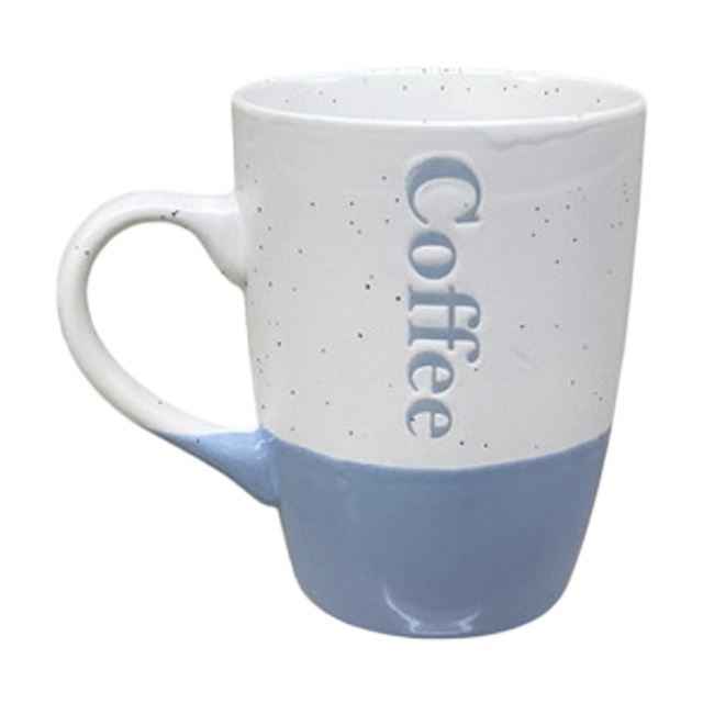 TAZA CERA 12 OZ CONI BL FONDO COLOR C/LECTURA COFFEE 727-2404311