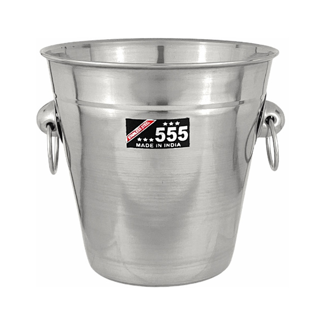 HIELERA/BALDE METAL 14 CM PLATEADO 717-15214