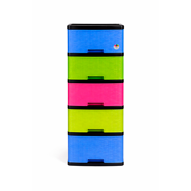 GAVETERO PLAS MINI 5 NIV MIXTOS #17 C/RODOS KAWAKI