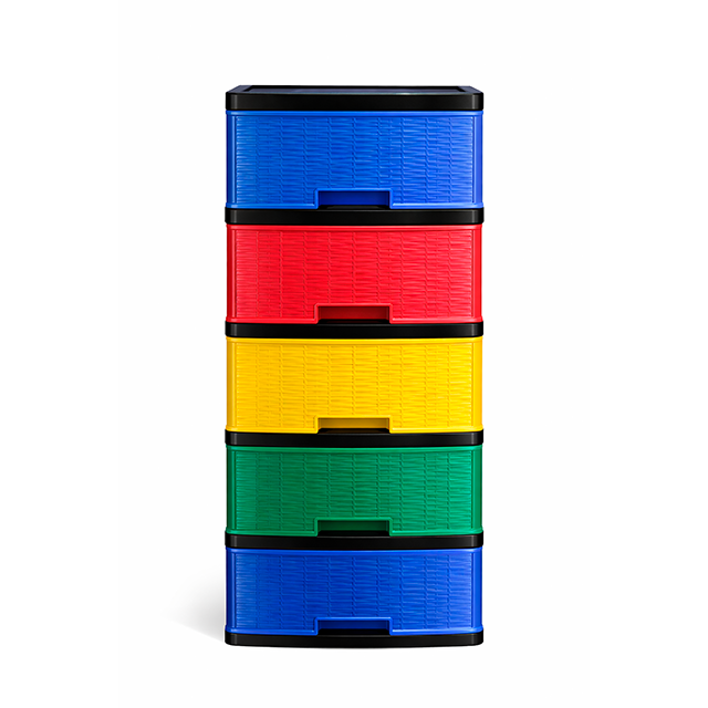 GAVETERO PLAS MINI 5 NIV LEGO#1 C/RODOS KAWAKI