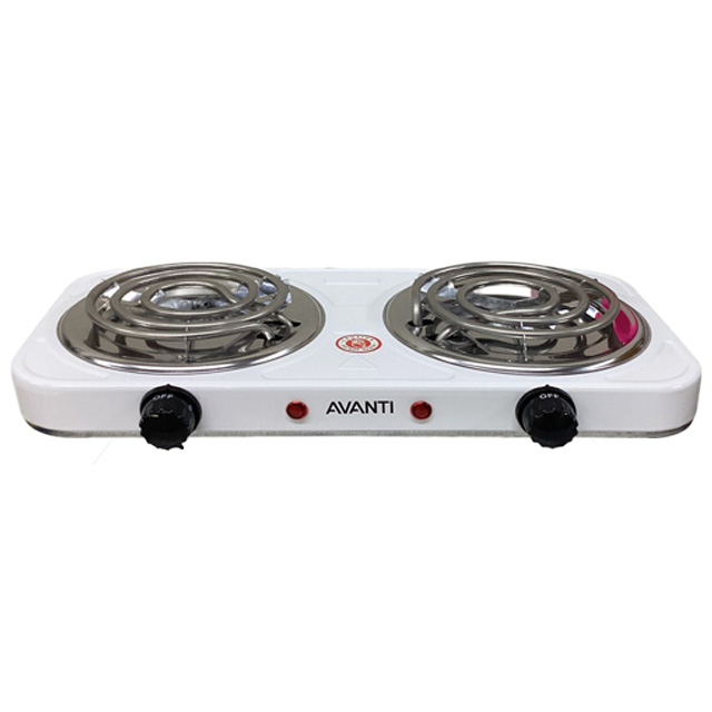 COCINA ELECTRICA 2 QUEMADORES ECOCINA BL/PLAT AVANTI 963-2020B