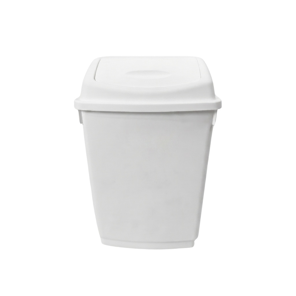 BASURERO PLAS VAIVEN10 LT BLANCO MEGA/2146