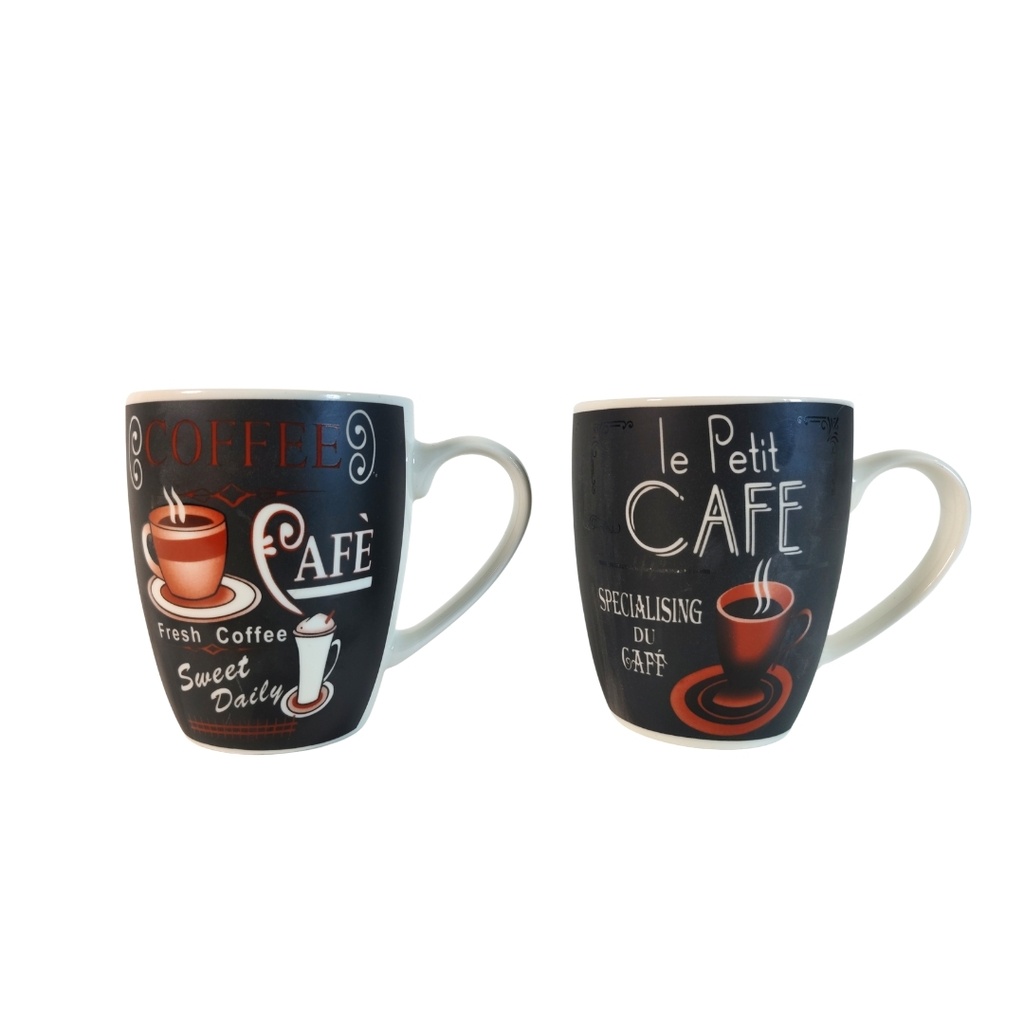 TAZA CERA 360 ML  CAFE NEG XD-6814-09-7800